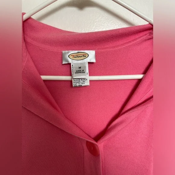 Talbots Pink Sailor Sweater Size Medium - Picture 3 of 7